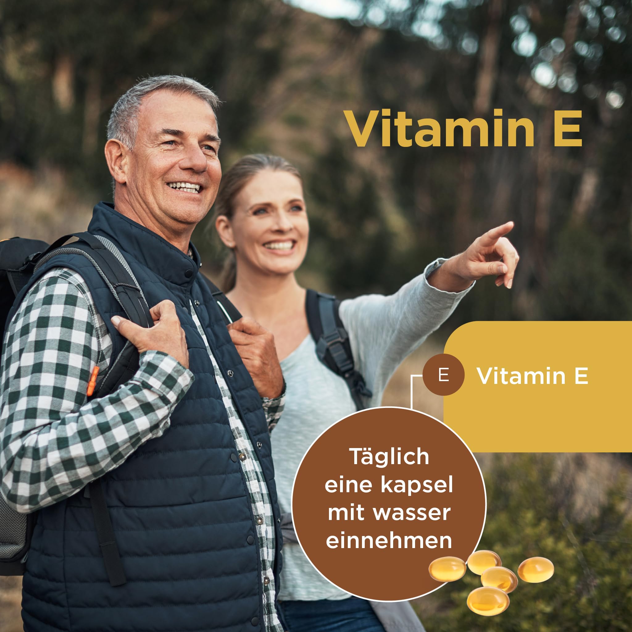 Healthspan Vitamin E 400iu | Hochwirksame Formel zur Bekämpfung von Zellschädigung und Unterstützung der Immungesundheit & Haut | Hochwertige Antioxidans-Unterstützung | Vegan | 180 Kapseln
