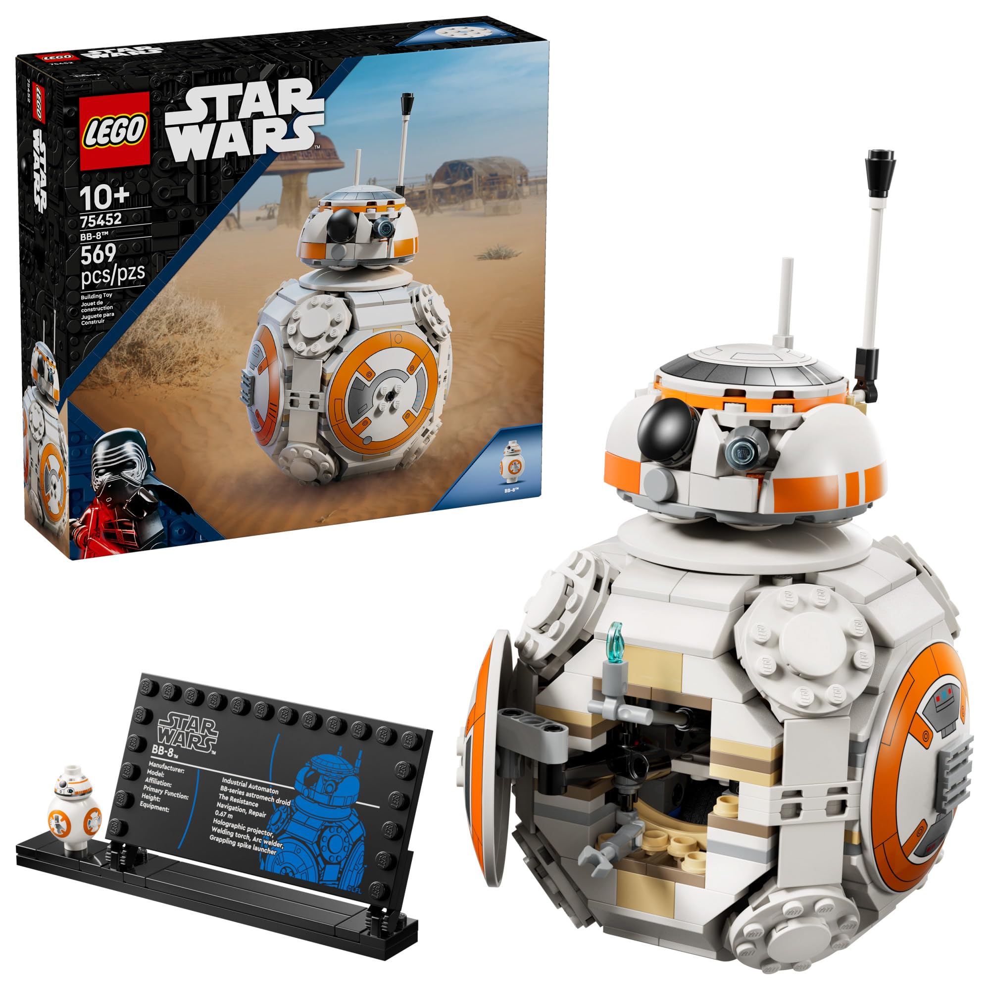 Amazon.com: LEGO Star Wars BB-8 Astromech Droid Building Toy for