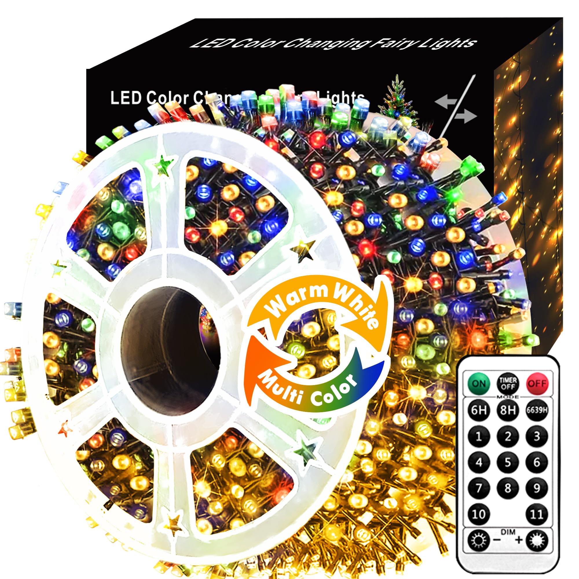 Waterfall Christmas Tree Light, Warm White, 2.1 M – We R Christmas - View #11