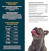 Vista 6 de JustFoodForDogs Frozen Fresh - Alimento para perros de peso saludable, comida completa o comida para perros, pescado y batata y venado y calabaza