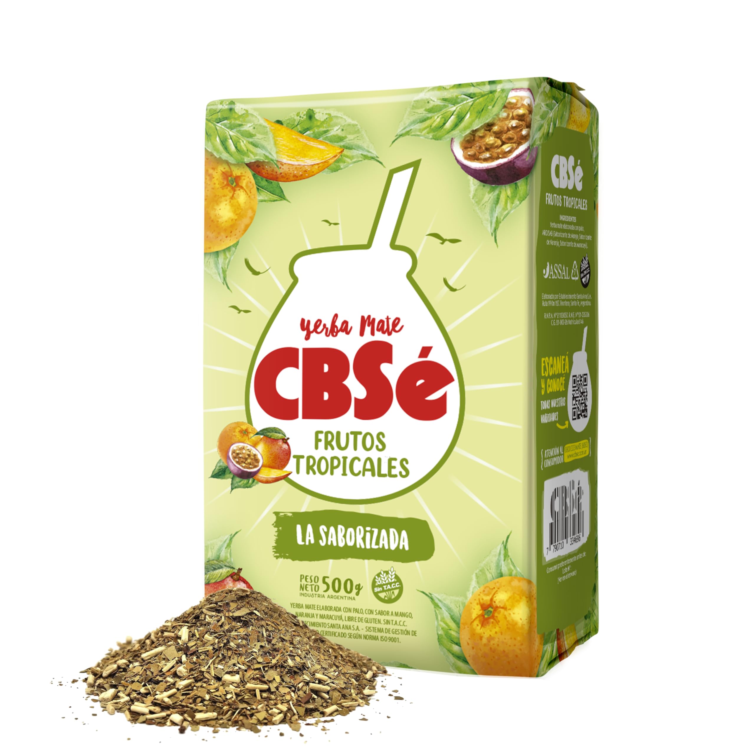 CBSe Yerba Mate Tropical Fruits,500G