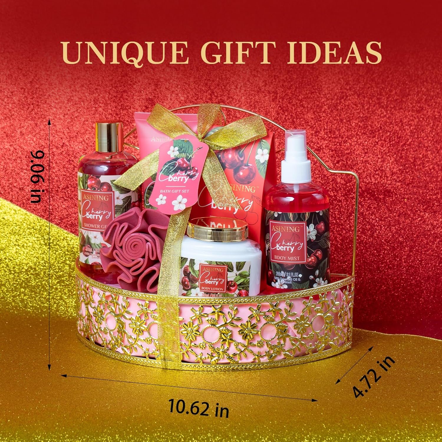 ASINING Conjunto De Cesta Para Banho E Corpo, Aroma Cereja Frutas, Presente Spa Com Gel Banho, Loções Mulheres, Kits Natal, Dia Dos Namorados, Aniversário, Todas As Ocasiões,… em promoção! Veja a oferta e mais achadinhos de Kits 5 Hoje é o melhor dia para comprar ASINING Conjunto De Cesta Para Banho E Corpo, Aroma Cereja Frutas, Presente Spa Com Gel Banho, Loções Mulheres, Kits Natal, Dia Dos Namorados, Aniversário, Todas As Ocasiões,… com aquele preço maroto! Promoção! Aproveite a oferta! 5