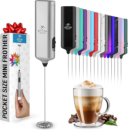 Miniatura 38 de Zulay - Espumador de leche y vaporizador 4 en 1 – Máquina de espuma caliente y fría, calentador de leche y mezcla de chocolate – Control automático