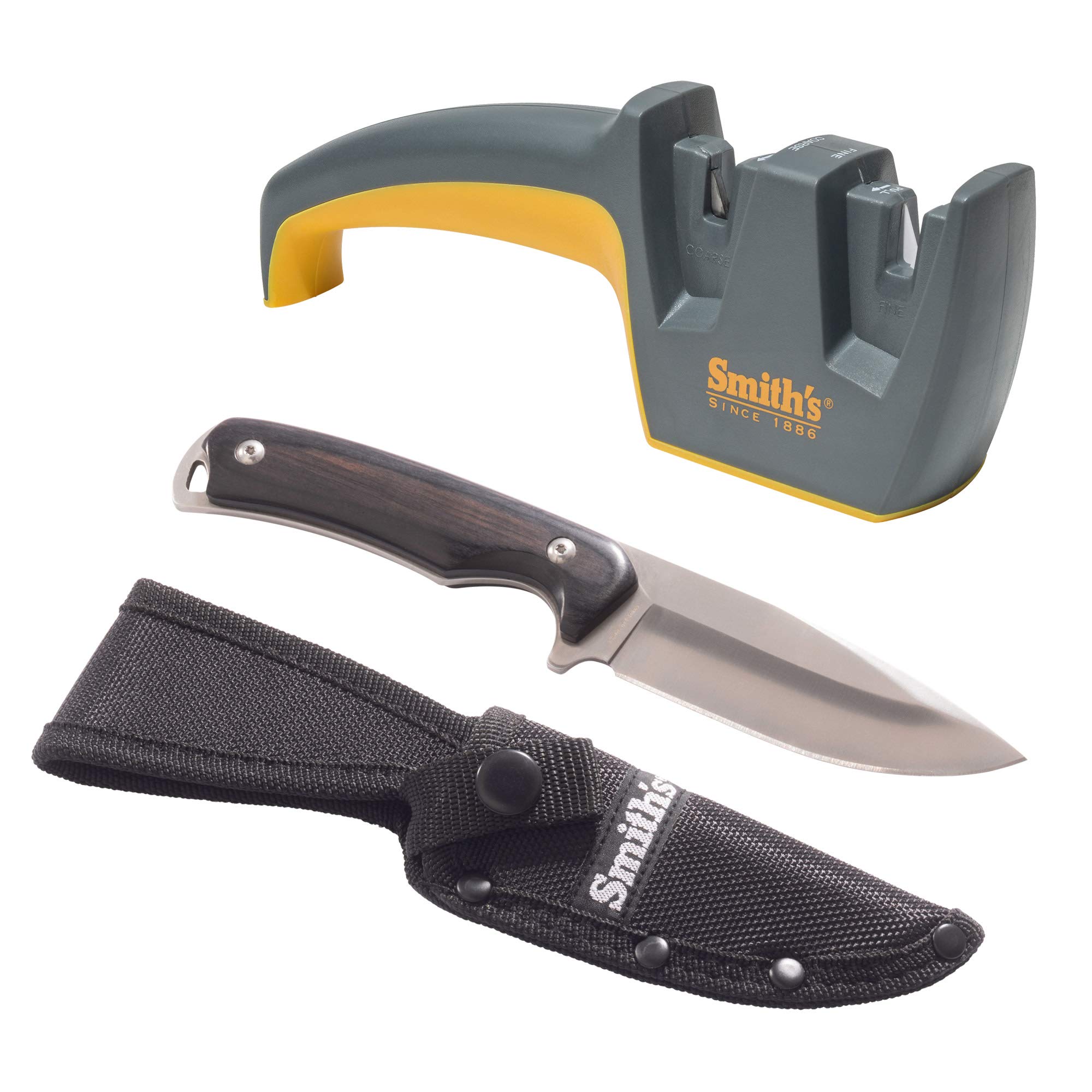 Smith's EDGESPORT 51238 Fixed Blade Sharpener Combo Gray