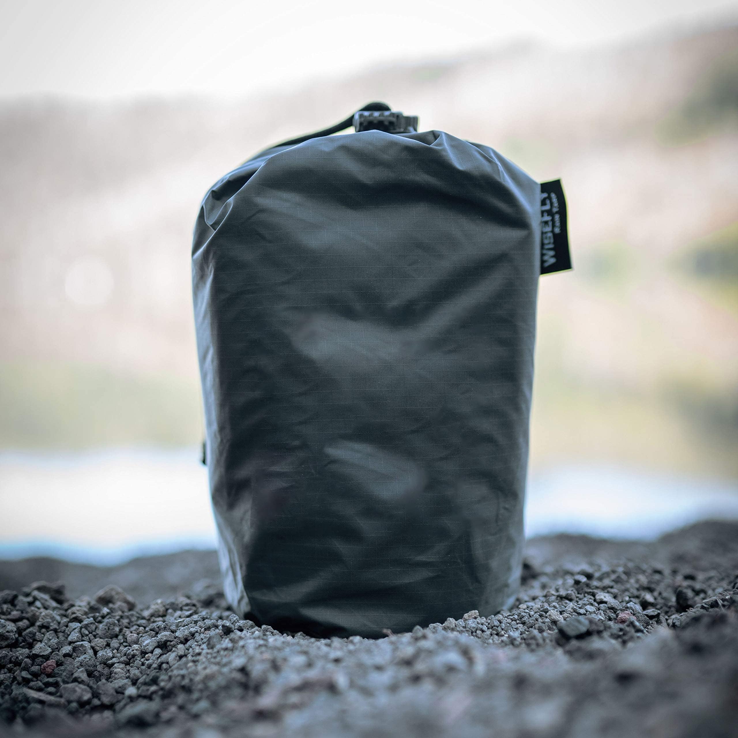 Lona para hamaca, lona de lluvia para camping, hamaca, tienda de campaña de 11 x 9 pies, equipo de camping imprescindible con fácil instalación, incluye estacas para tienda de campaña y bolsa de