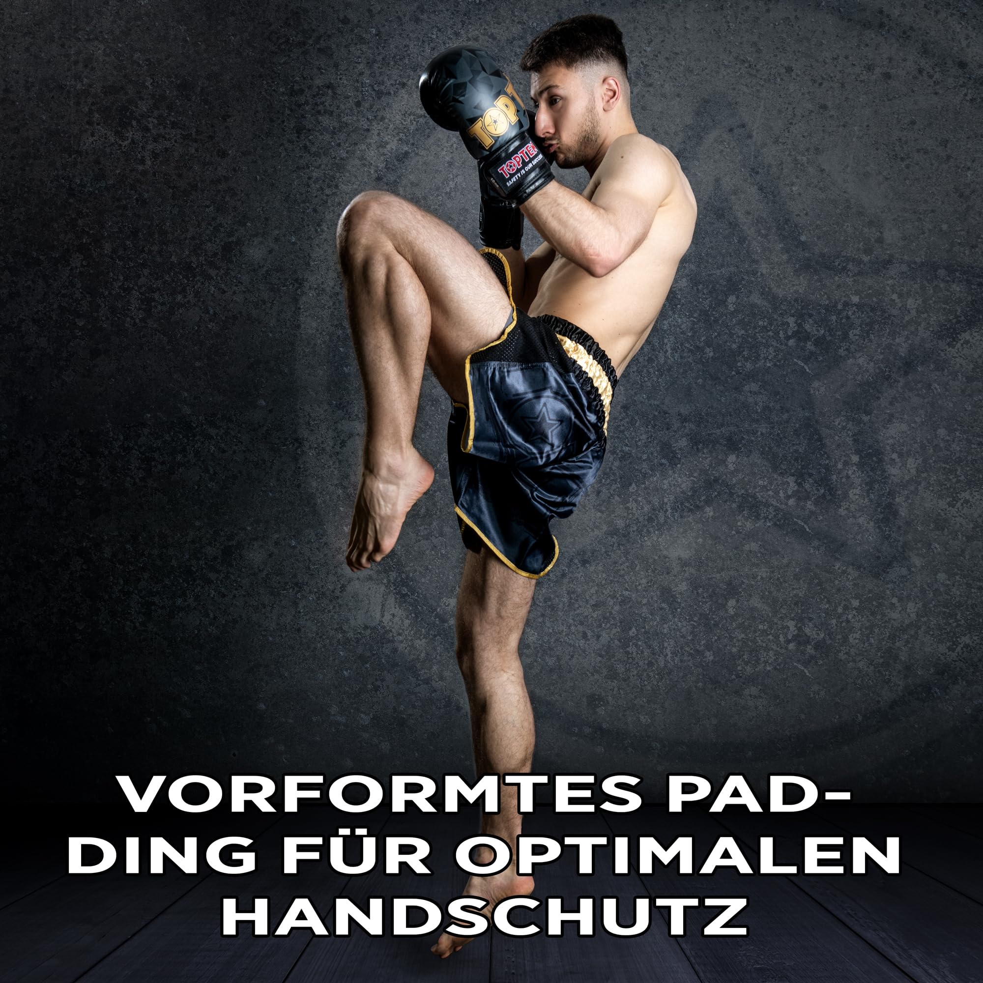 TOP TEN Boxhandschuhe Männer & Frauen Prism – Professionelle Box Handschuhe Herren mit dämpfendem PPS-Foam Padding für maximalen Schutz & Dämpfung – Premium Ausrüstung für Boxen 8oz, 10oz, 12oz