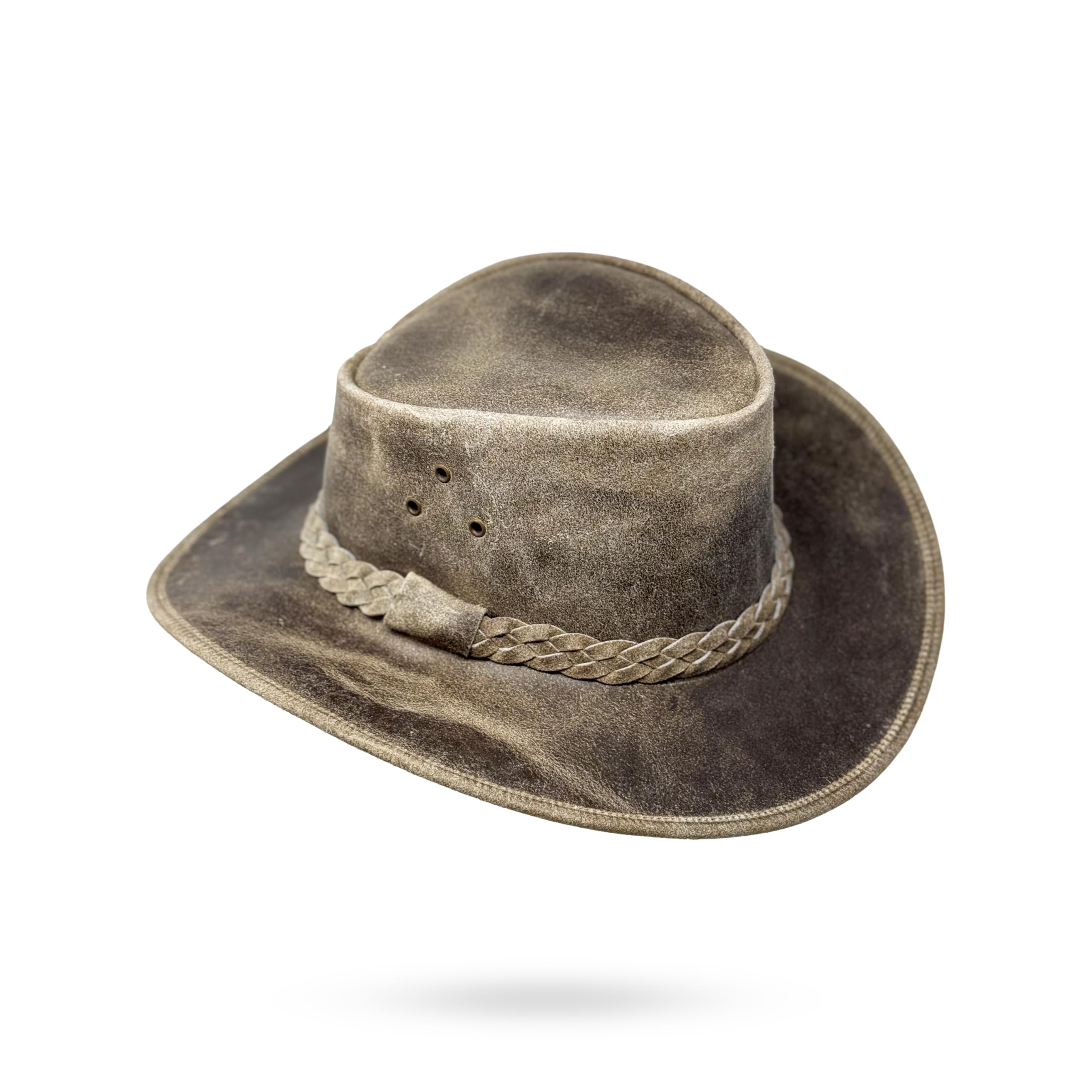 Lederhut Western Cowboy – Outdoor Hut Reiten, Wandern & Abenteuer Joey