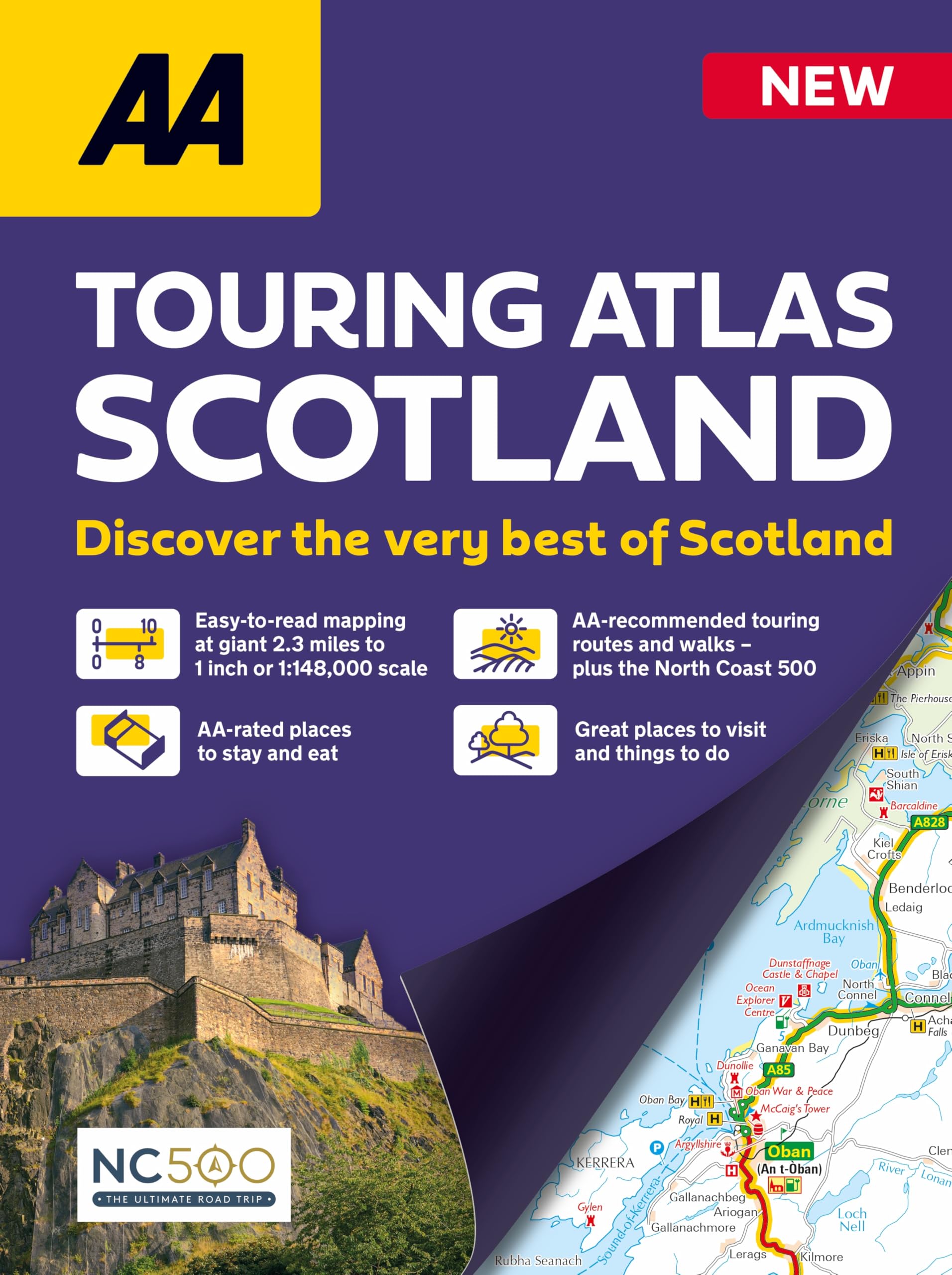 AA Touring Atlas Scotland (Spiral bound)