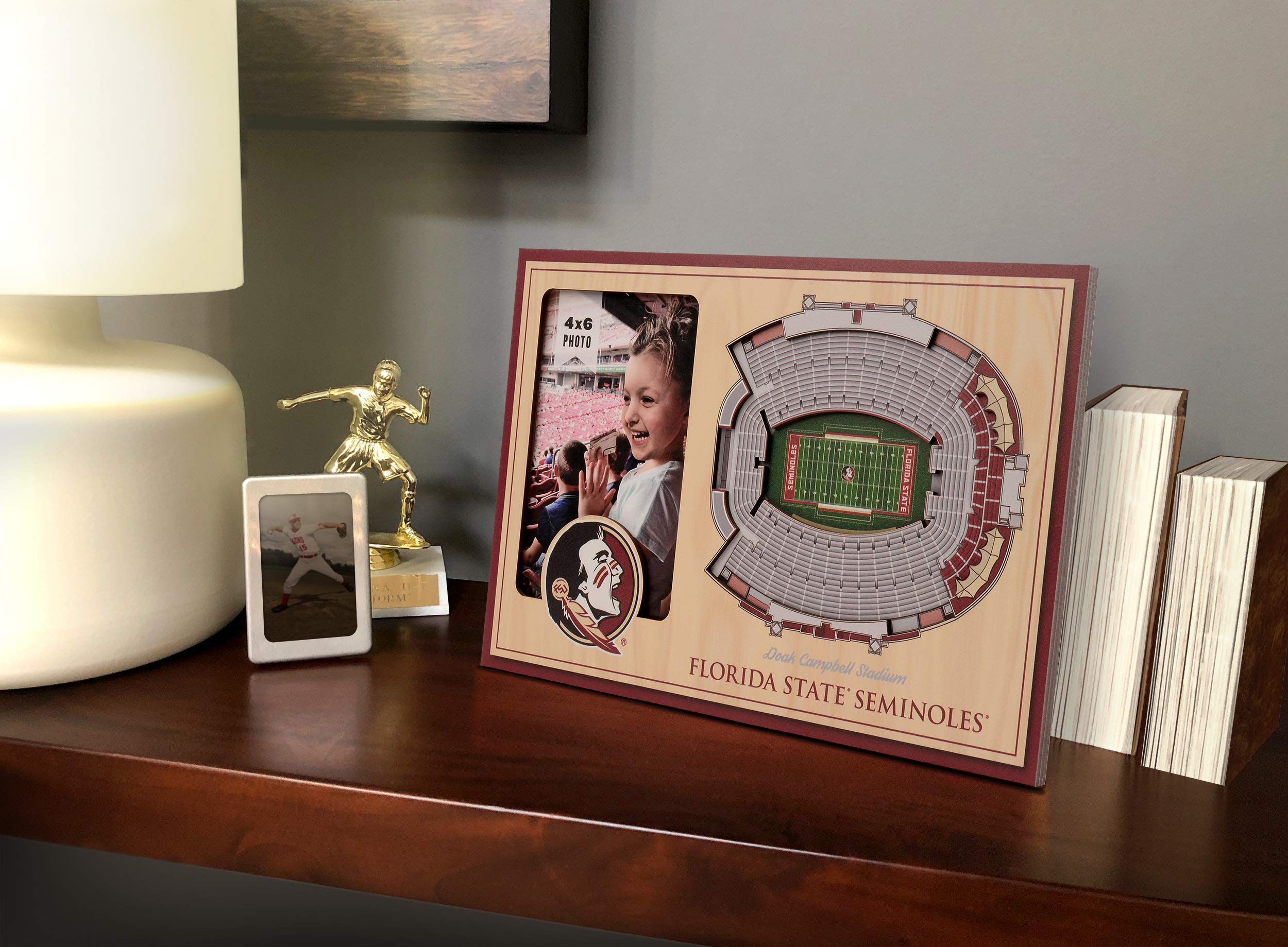 YouTheFan NCAA Unisex NCAA 3D StadiumView Bilderrahmen