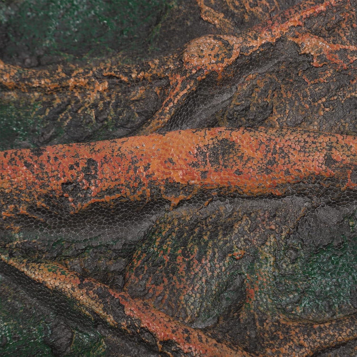 Foam Aquarium Background 3D Fish Tank Background with Lifelike Rock Design for Bearded Dragon Chameleon (H)