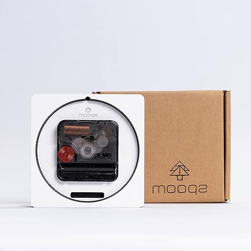 Miniatura 10 de Silencioso de madera sin tictac funciona con pilas, decorativo, pequeño, analógico, moderno, estante de escritorio, mantel de mesa, reloj blanco