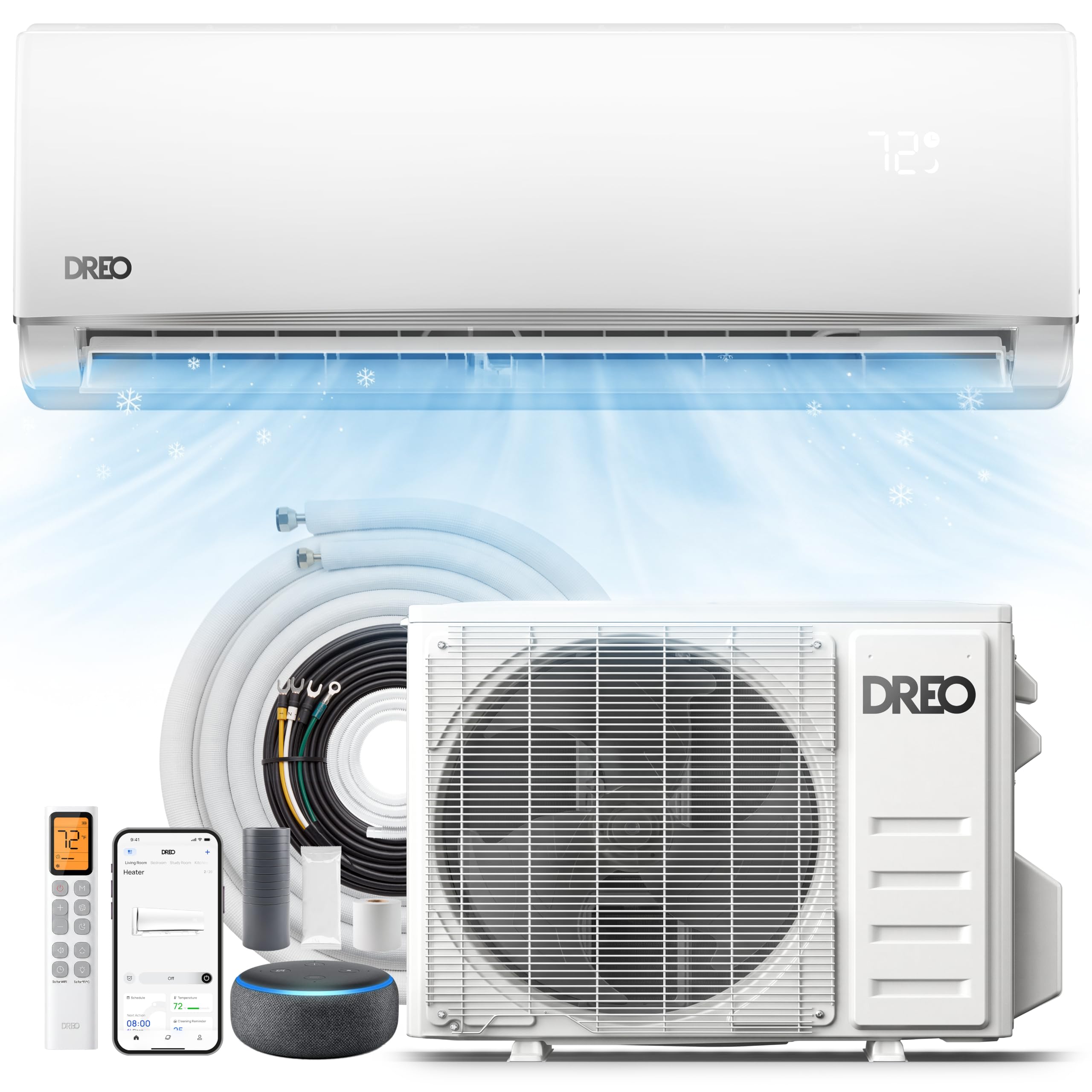 DREO 12000 BTU Mini Split AC/Heating System