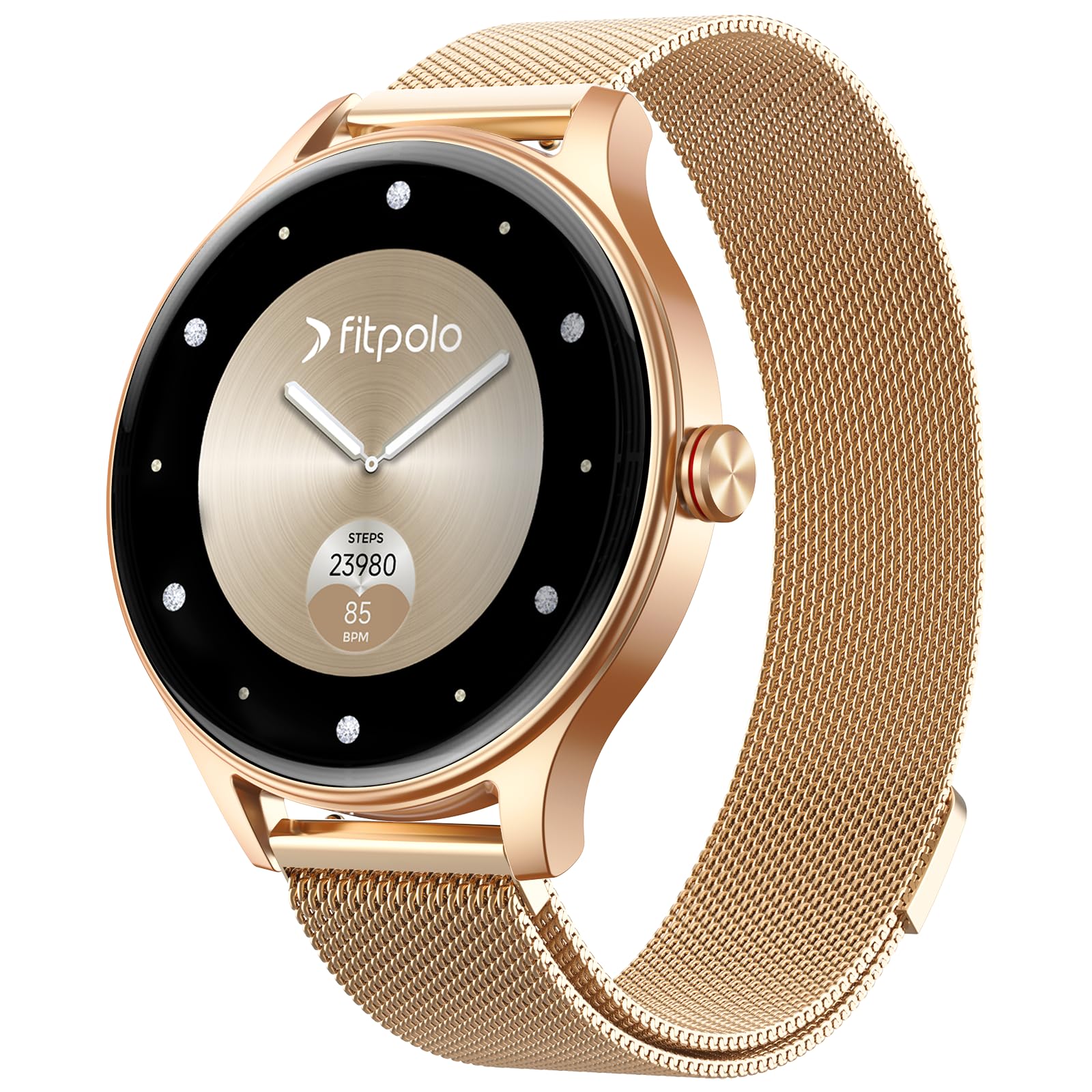 Smart Watch for Women,Answer/Make Call, HD DIY Dial AI Voice Fitness Tracker with Step Counter/Heart Rate/Sleep/SpO2 Monitor, IP68 Waterproof Montre Intelligente Femme for iPhone/Samsung/Android