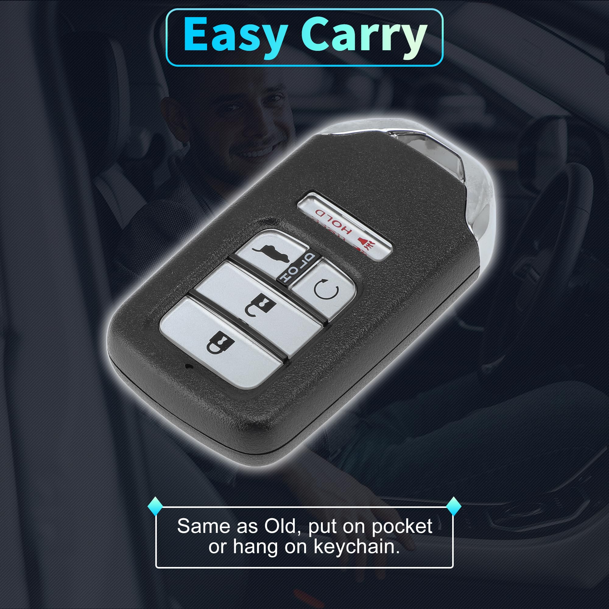 Amazon.com: X AUTOHAUX KR5T44 KR5V44 433Mhz Replacement Keyless