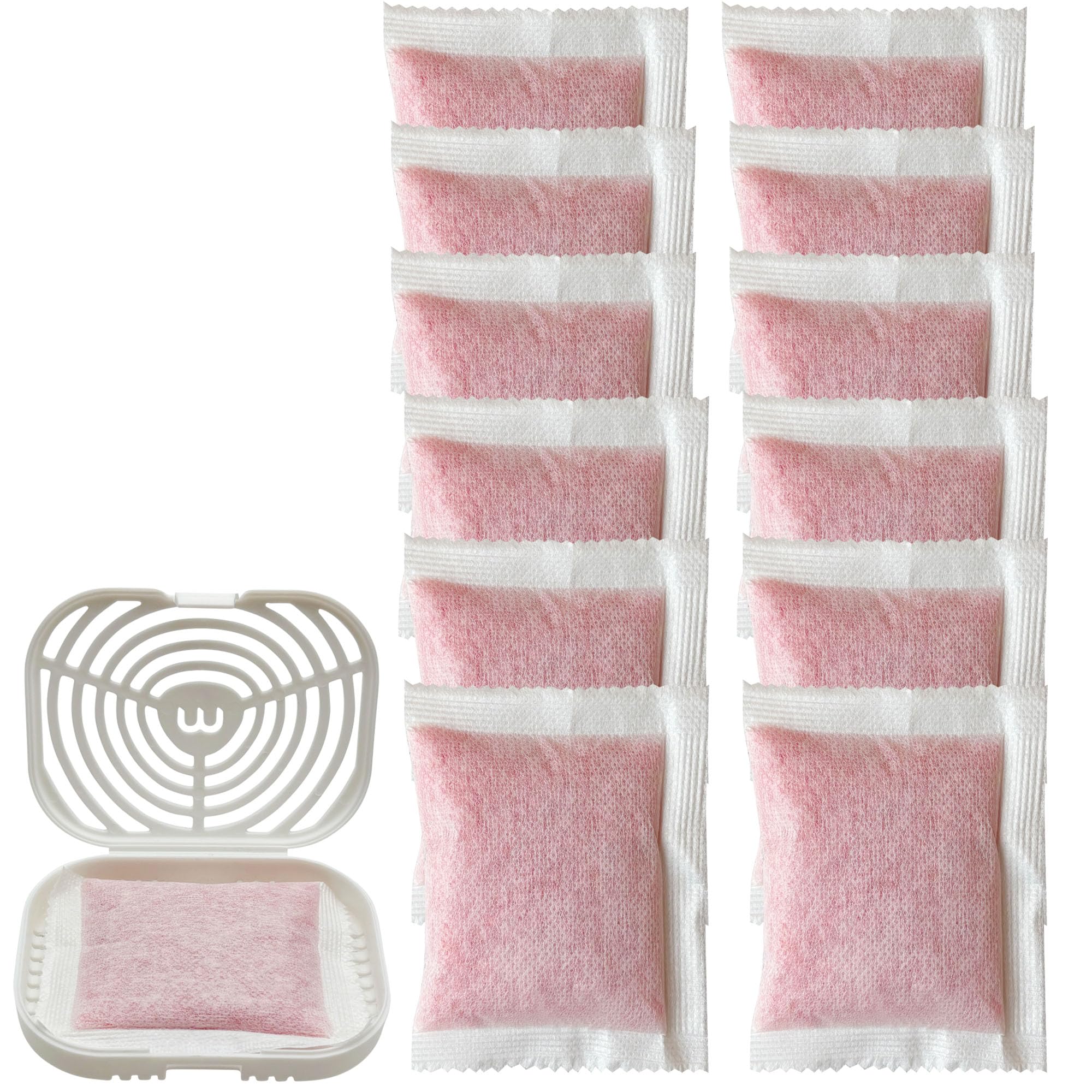 12 Pack Litter Box Deodorizer Refills Compatible with Whisker OdorTrap Pod, for Traditional Litter Boxes