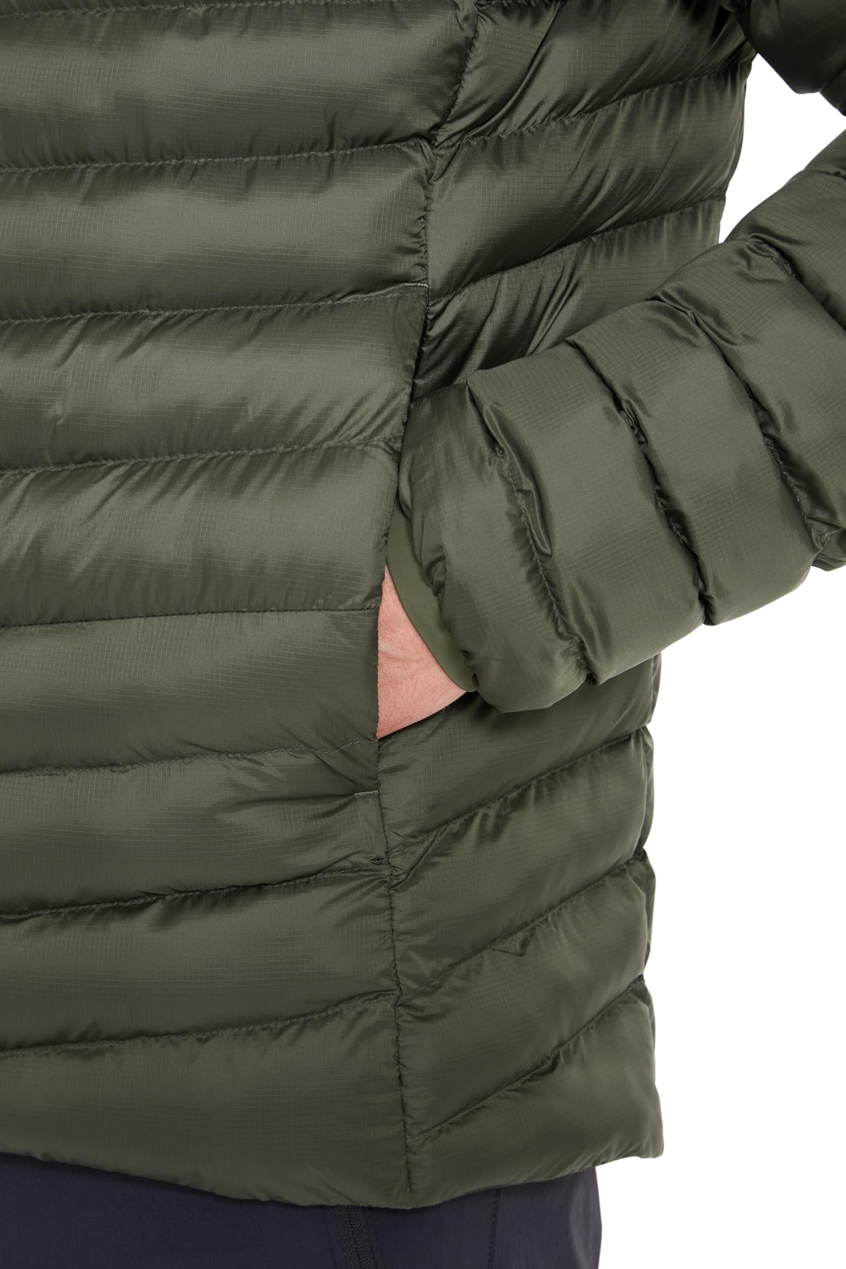 Rab Herren Cirrus Alpine Insulated Jacket, army, S | Leichter PrimaLoft Synthetik-Isolierung, Kapuzenpuffermantel, zum Klettern und Bergsteigen