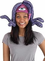 Vista 1 de elope Disney Monsters Inc Celia - Sombrero de felpa Monsters Inc suave tela de terciopelo de poliéster, sombrero de felpa Celia sombrero