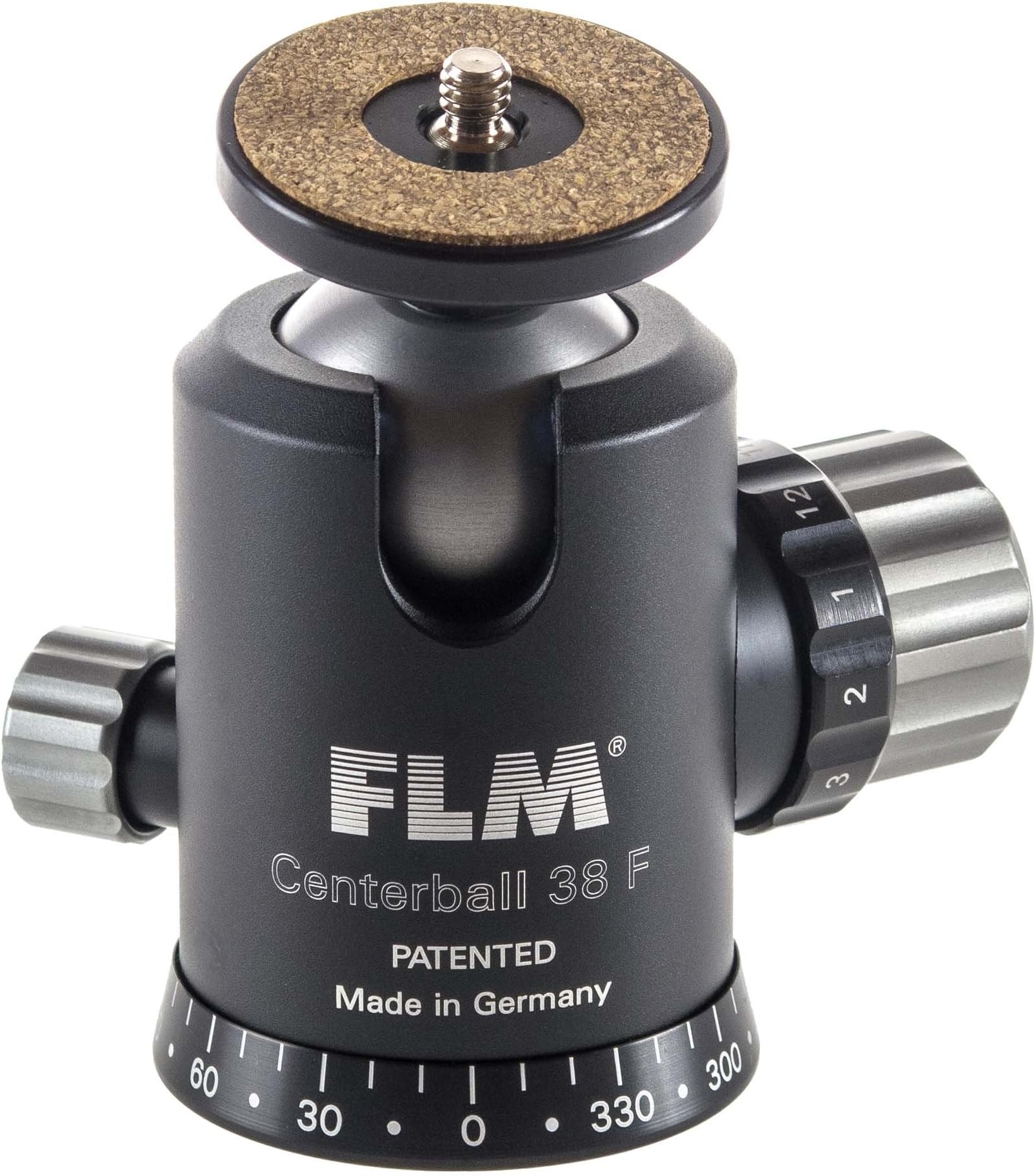 FLM CB-38F 38mm Ballhead with Friction Control, 55.11 lbs Load Capacity