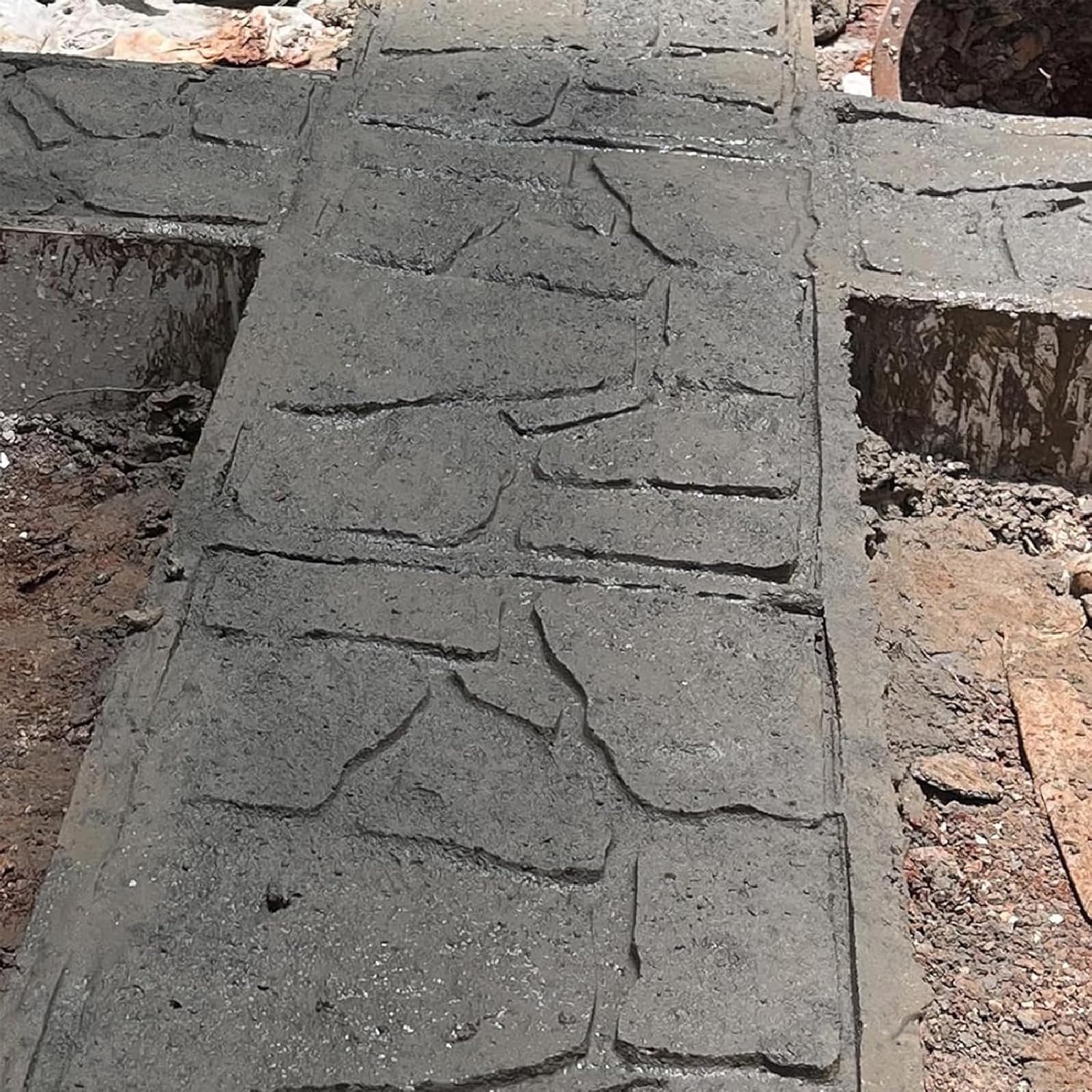 Stampis per pavimentazione,Stampo Pavimento,Stampo per Pavimentazione in Cemento,Non Si rompe Facilmente,Non Si deforma Facilmente,per pavimentazione,terrazzo,bricolages