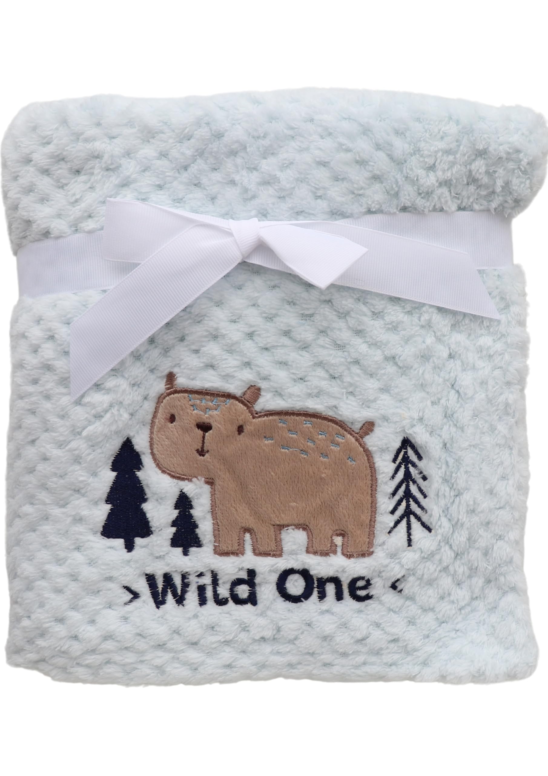 FENSILO Babydecke Bettdecke Kinderwagen Geschenk Decke Baby-Überwurfdecke Kinderdecke Kuscheldecke Tagesdecke Plüsch warme 94x72 Neugeborene bruine Beer