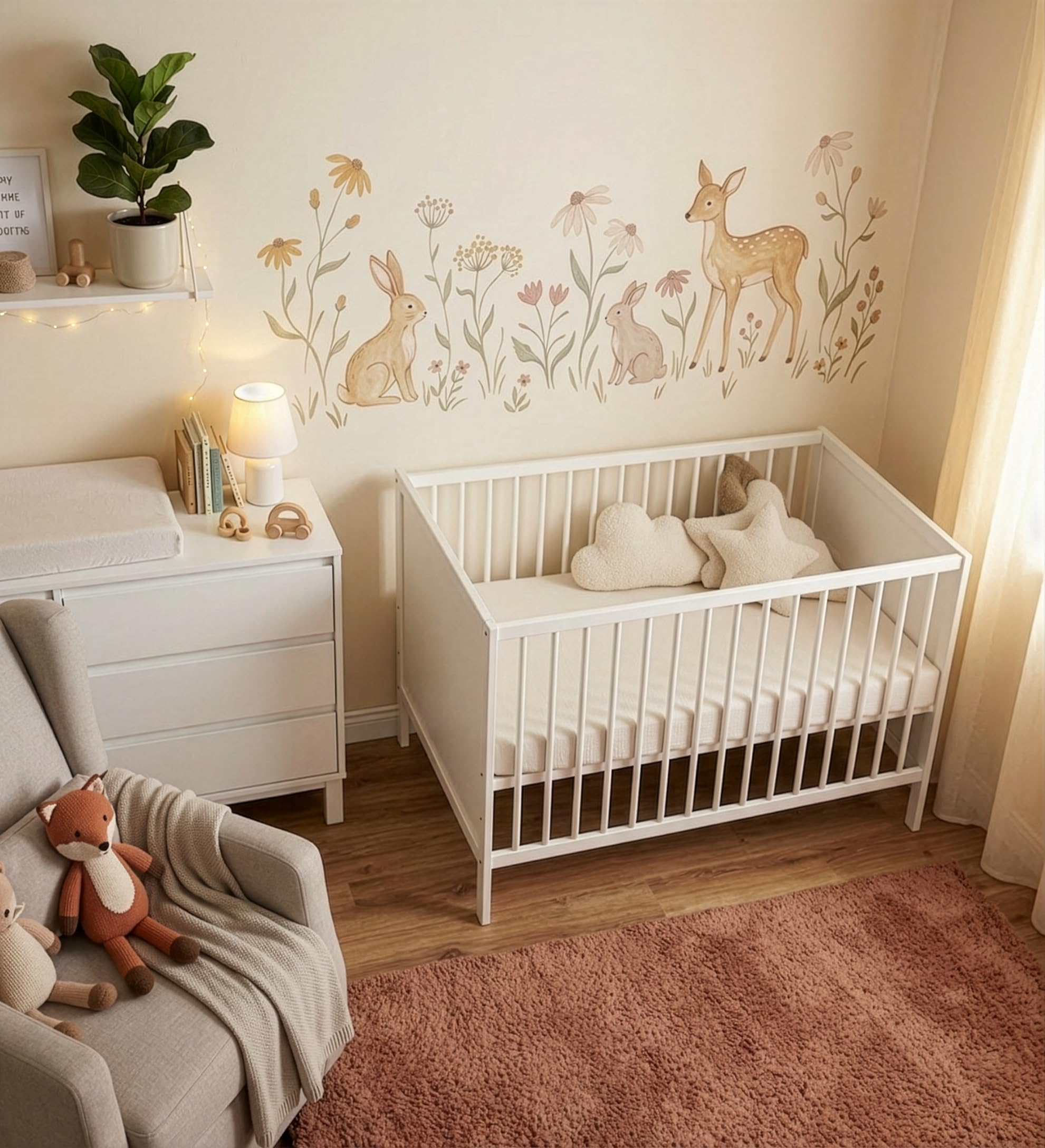 Love For Sleep Cuna Convertible en Cama 120x60cm con Colchón De Espuma Aloe Vera Gris Mason Juego Completo - Cama Bebe Convertible - Baby Bed, Madera