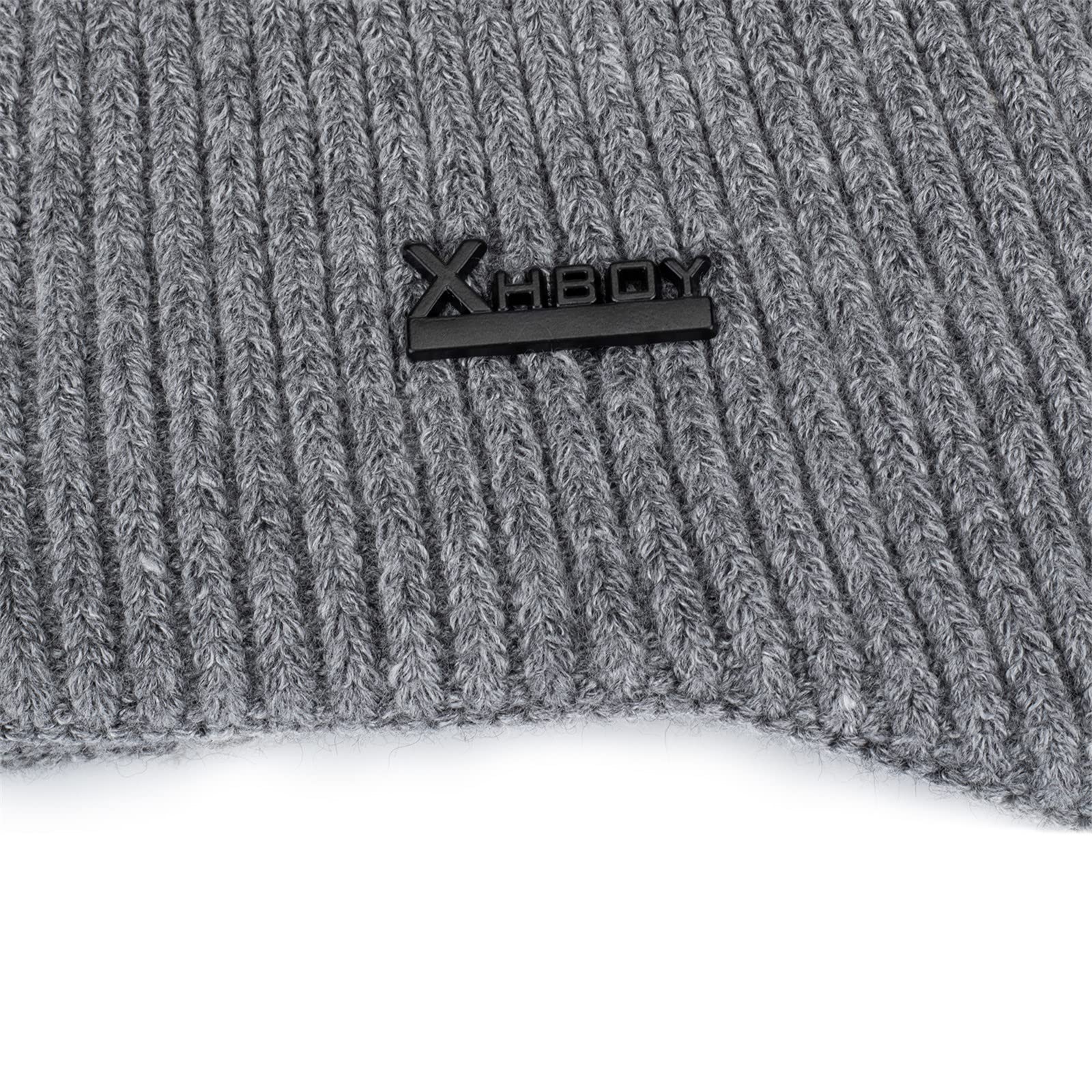 Gorro Cálido de Invierno para Niños Y Niñas con Gorro de Punto Cálido para Mujeres Y Hombres, Gorro de Moda para Niños de Invierno/Gray/One Size