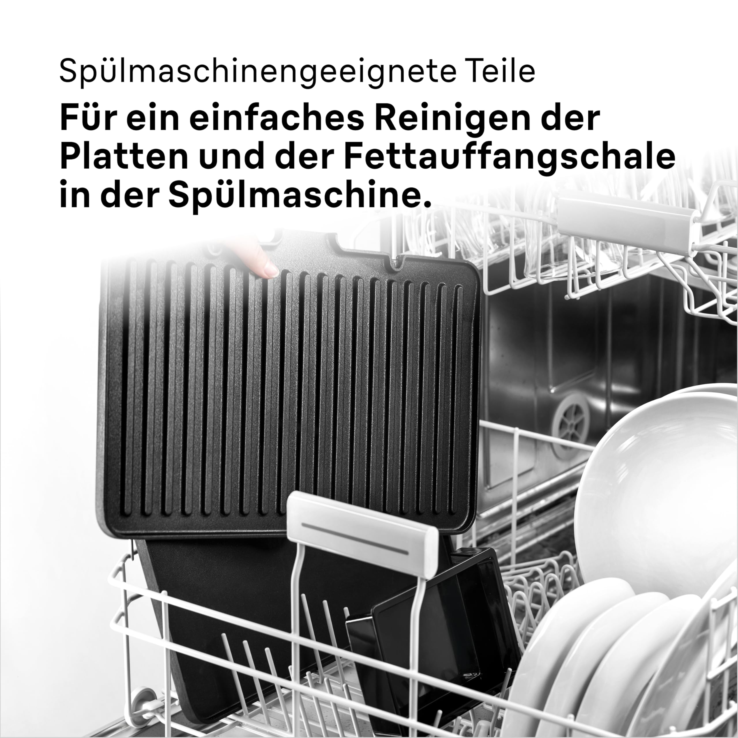 Braun MultiGrill 9 CG 9167 Kontaktgrill mit Grill-, Flach- und Waffelplatten, Temperaturfühler, Boost-Funktion 265°