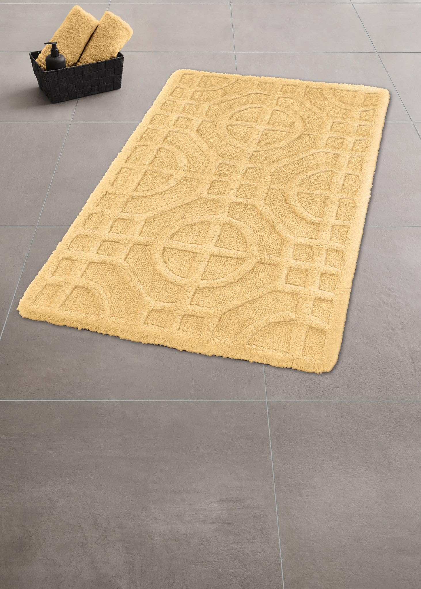 Kleine Wolke Badteppich Mosaic Solaris 60 x 90 cm