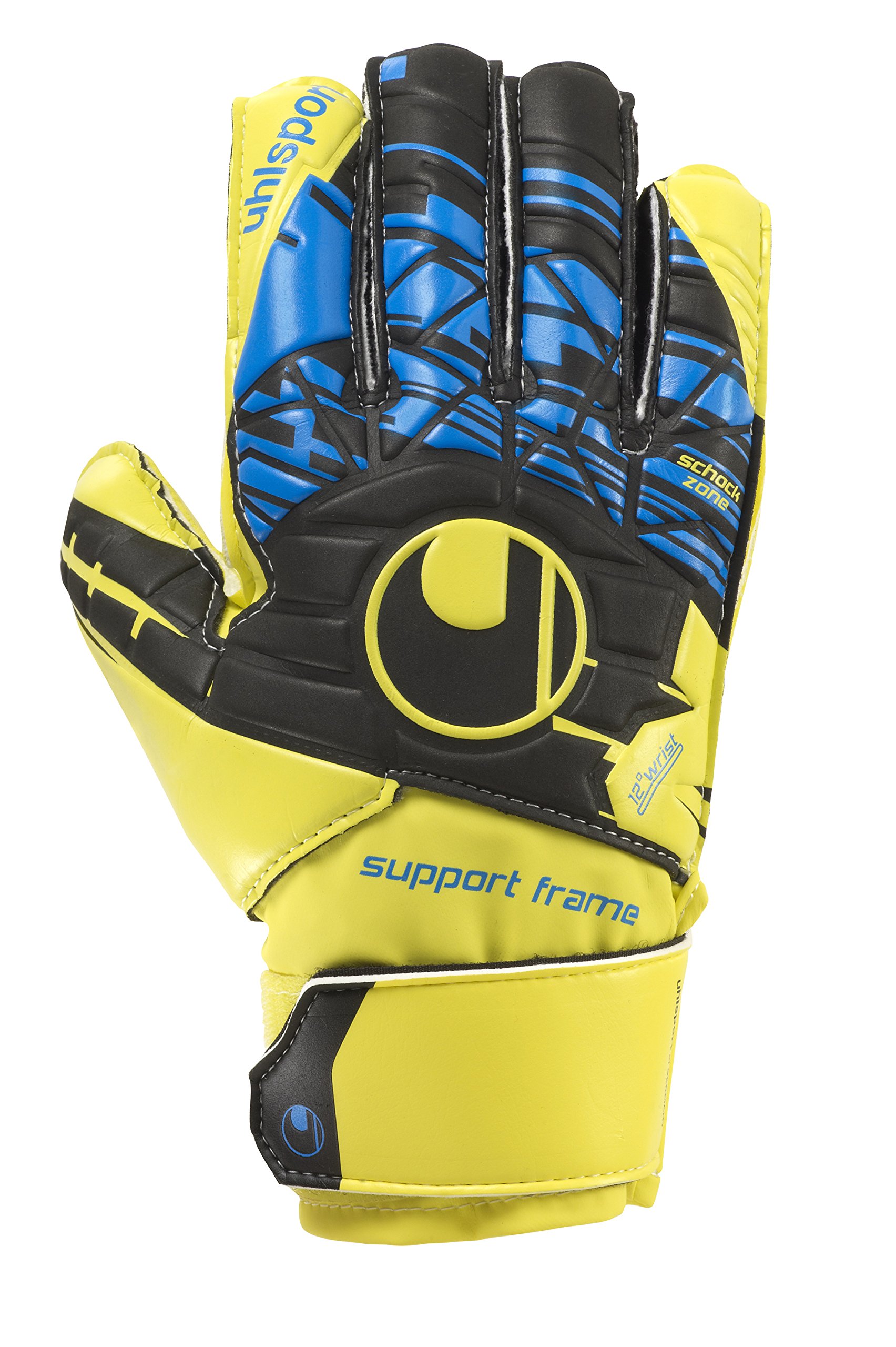 Goalkeeper Gloves, Speed up Now Soft SF Junior, SUPPORT FRAME COLLECTION, 12 WRIST, SCHOCK ZONE, WRAP AROUND STRAP AND FULL BANDAGE FOR GOOD WRIST FIXATION, Regular CUT