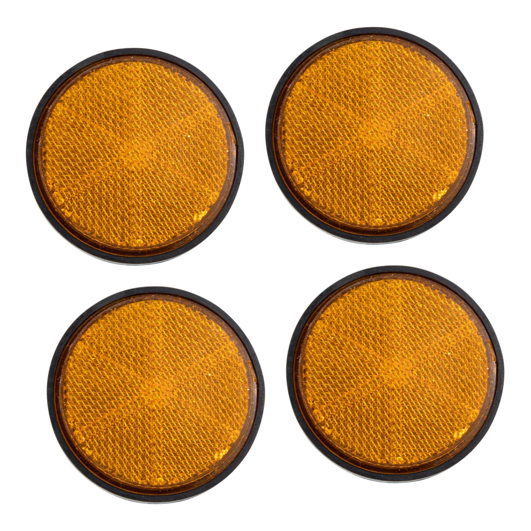 Balacoo 4pcs Bicycle Reflector Set Rear Bike Light Reflective for Bicycles Reflective Piece