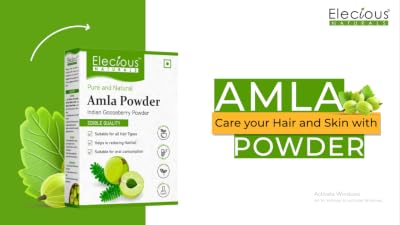 Elecious Amla powder for Skin, Hair and Eating