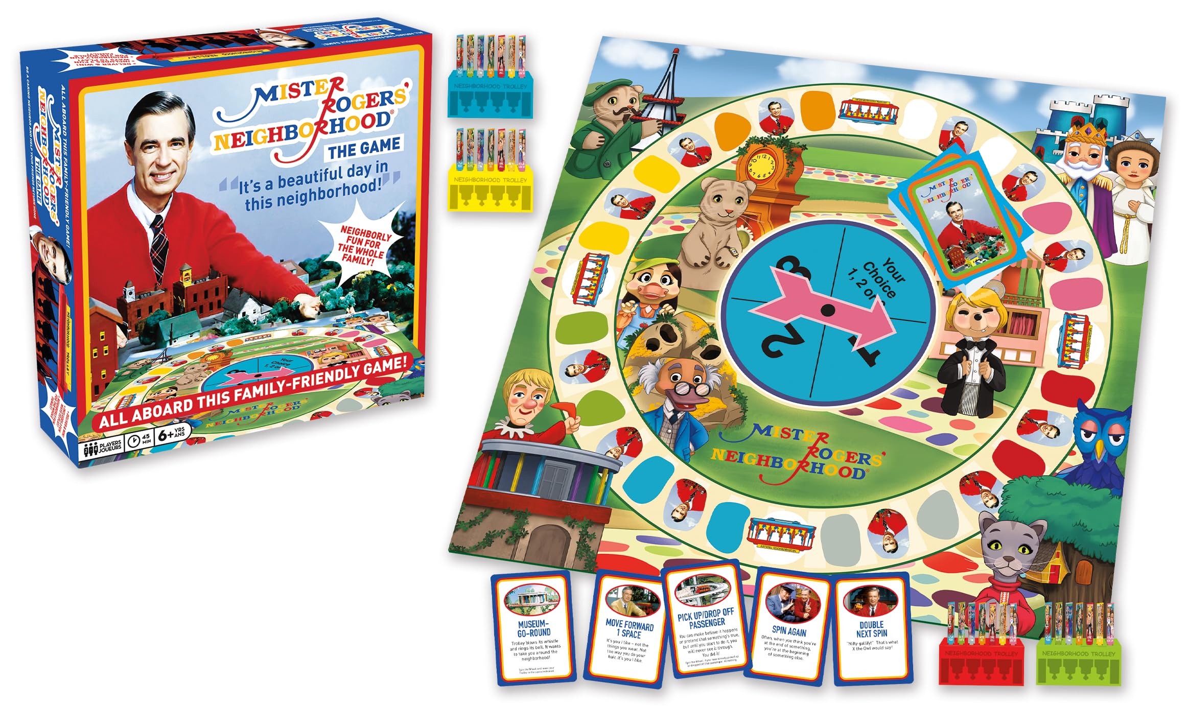 Amazon.com: AQUARIUS Mister Rogers Board Game - Fun Family Holiday