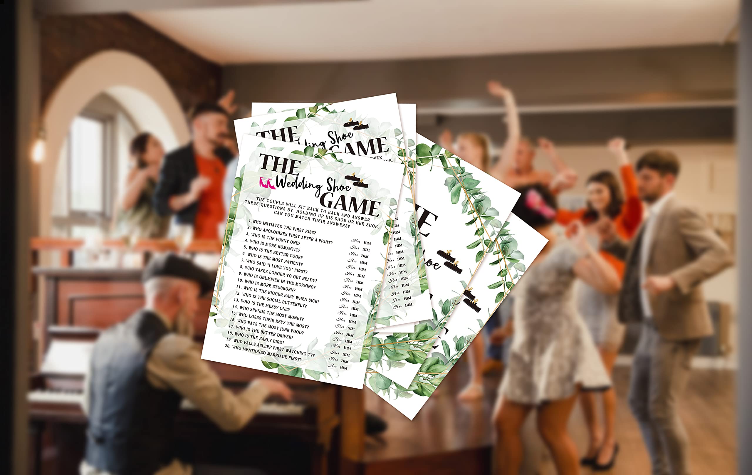 NAÏZAYA Idea Regalo Gioco Addio al Nubilato - 30 Biglietti Consigli e Auguri per la Futura Sposa - Gadget Scherzi Accessori