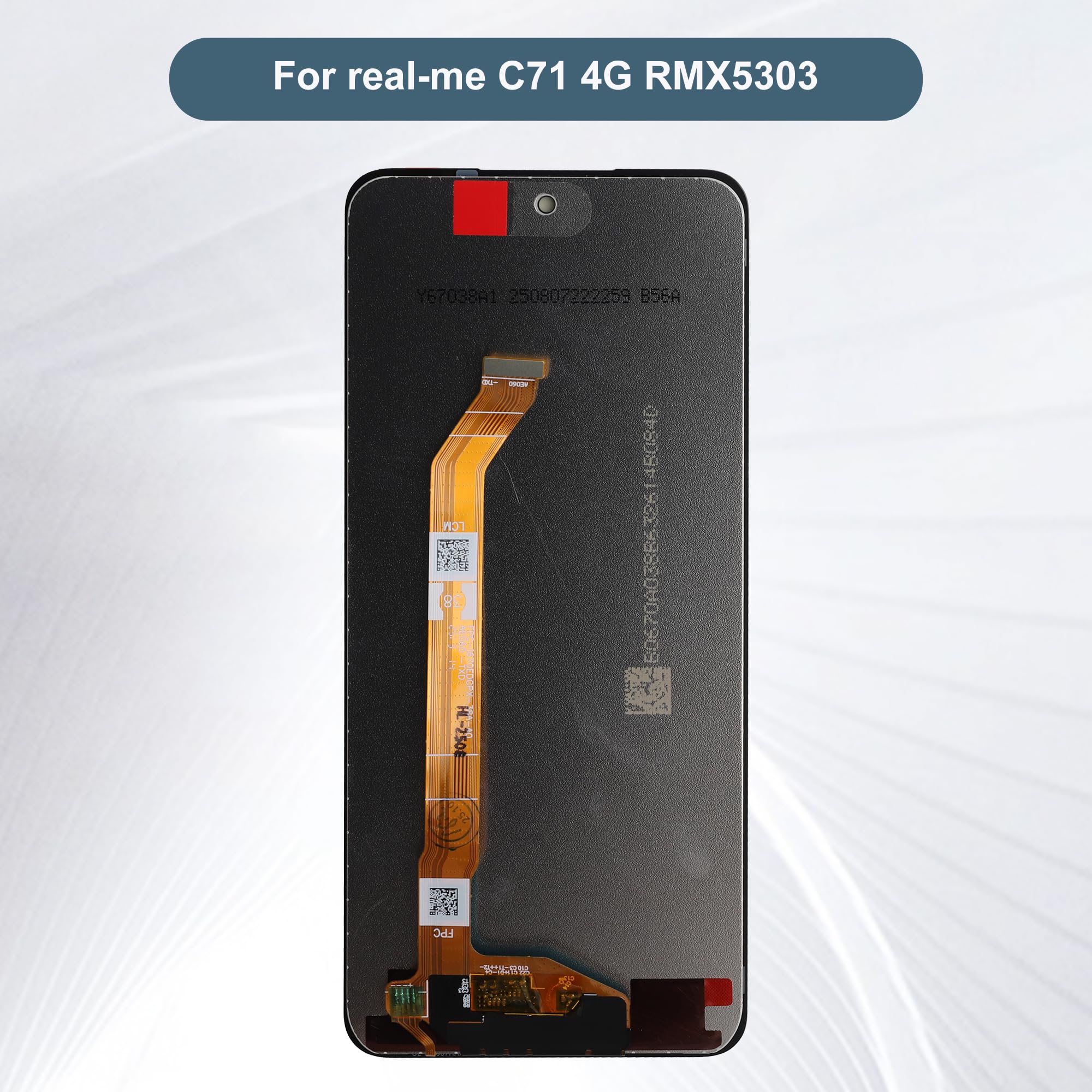 Nuovo display di ricambio compatibile con Realme C71 4G RMX5303 6.67" LCD Display Touch Screen Assembly with Tools