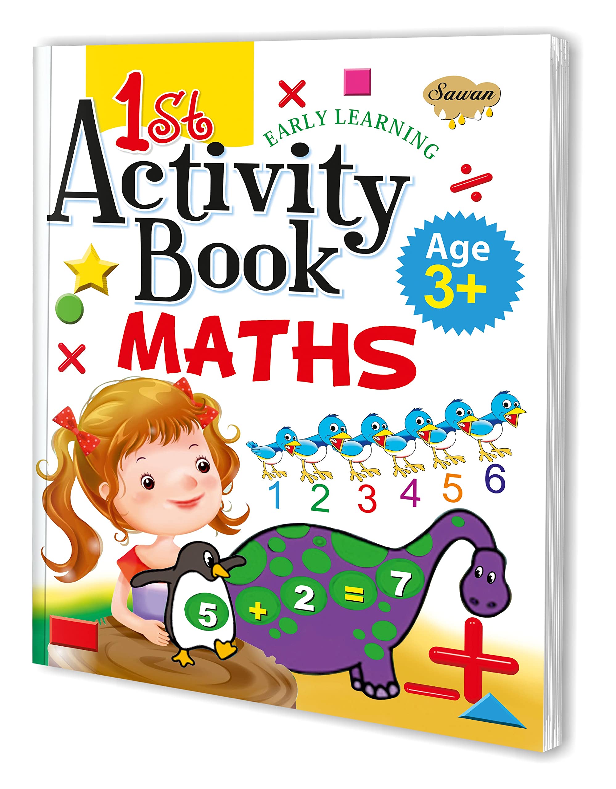 1st Activity Book-Maths 3+ [Paperback] Sawan; Manoj Publications Editorial Board; Sahil Gupta and Shashank Paperback – 1 January 2018