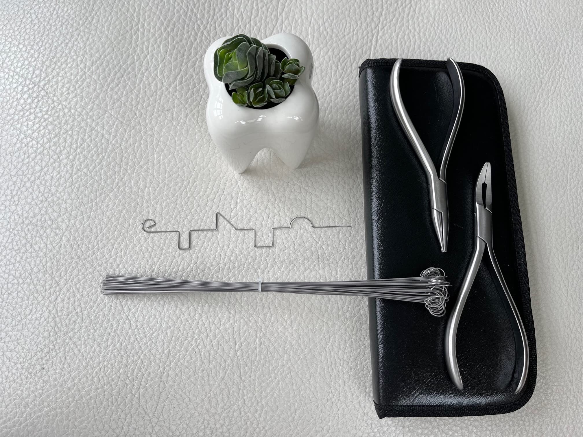 MedAT-Z 2024 - Juego de 2 alicates y 50 cables para preparación, alicates de viñedo y alambres de ejercicio, con práctica para el mejor MedAT