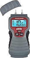 Calculated Industries AccuMASTER XT 7440 Digital Pin Moisture Meter - Detect Leaks in Wood, Walls, Firewood, Drywall | Backlit LCD, Audible Alerts