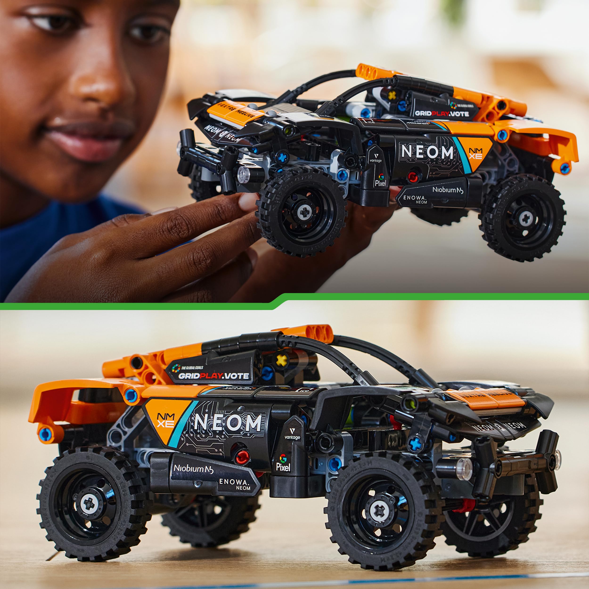 LEGO Technic NEOM McLaren Extreme E Race Car Toy For Kids, Boys