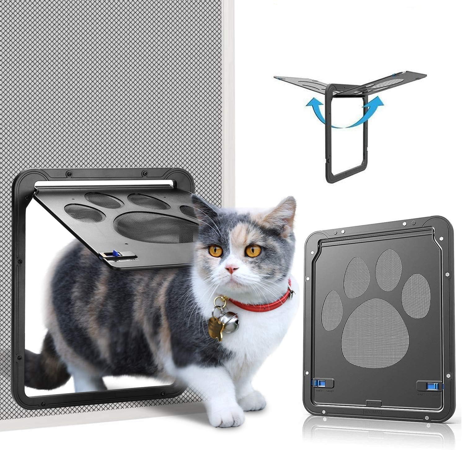 Amazon Ycozy ペットドア 網戸専用型 超薄型 猫 犬出入り口 キャットドア 4ウェイロッキング 取り付け簡単 猫扉 大中小型猫 小型犬用 網戸 室内用 ブラック L Ycozy ドア 転落防止ネット 通販 Amazon Ycozy ペットドア 網戸専用型 超薄型 猫 犬出入り口 キャットドア 4ウェイロッキング 取り付け簡単 猫扉 大中小型猫 小型犬用 網戸 室内用 ブラック L Ycozy ドア 転落防止ネット 通販