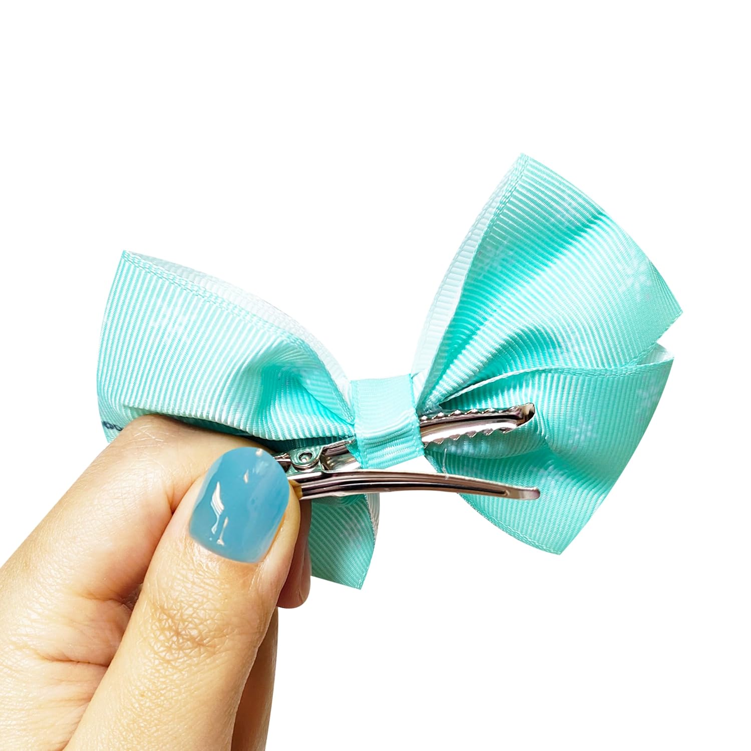 LUV HER Disney 100 - Hair Accessories Gift Set - Disney Hair Bows - 7 Pcs 4 Inch Bow Bundle - Hair Bows for Girls - Different Print on Each Clip - Alligator Clip - Ages 3 + image 4