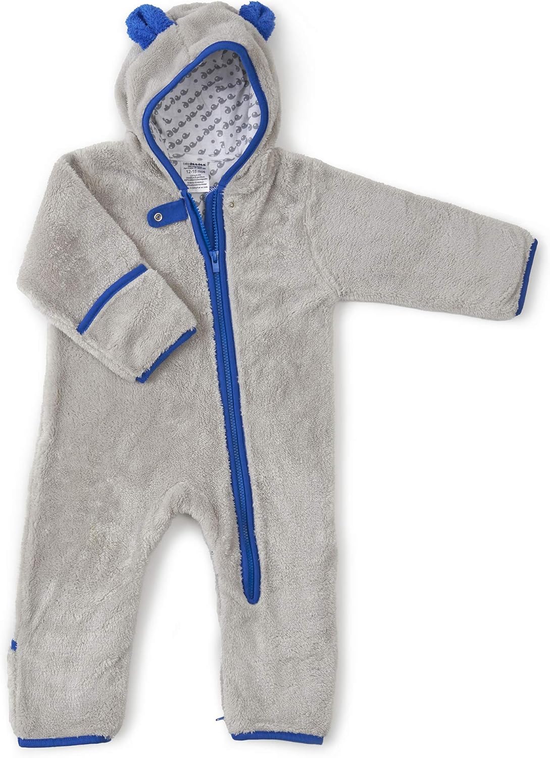 baby deedee Fleece Sherpa Baby Bunting-Warm Newborn Romper Costume, Cozy Infant Outerwear Hooded Kids Bodysuit - Image 5