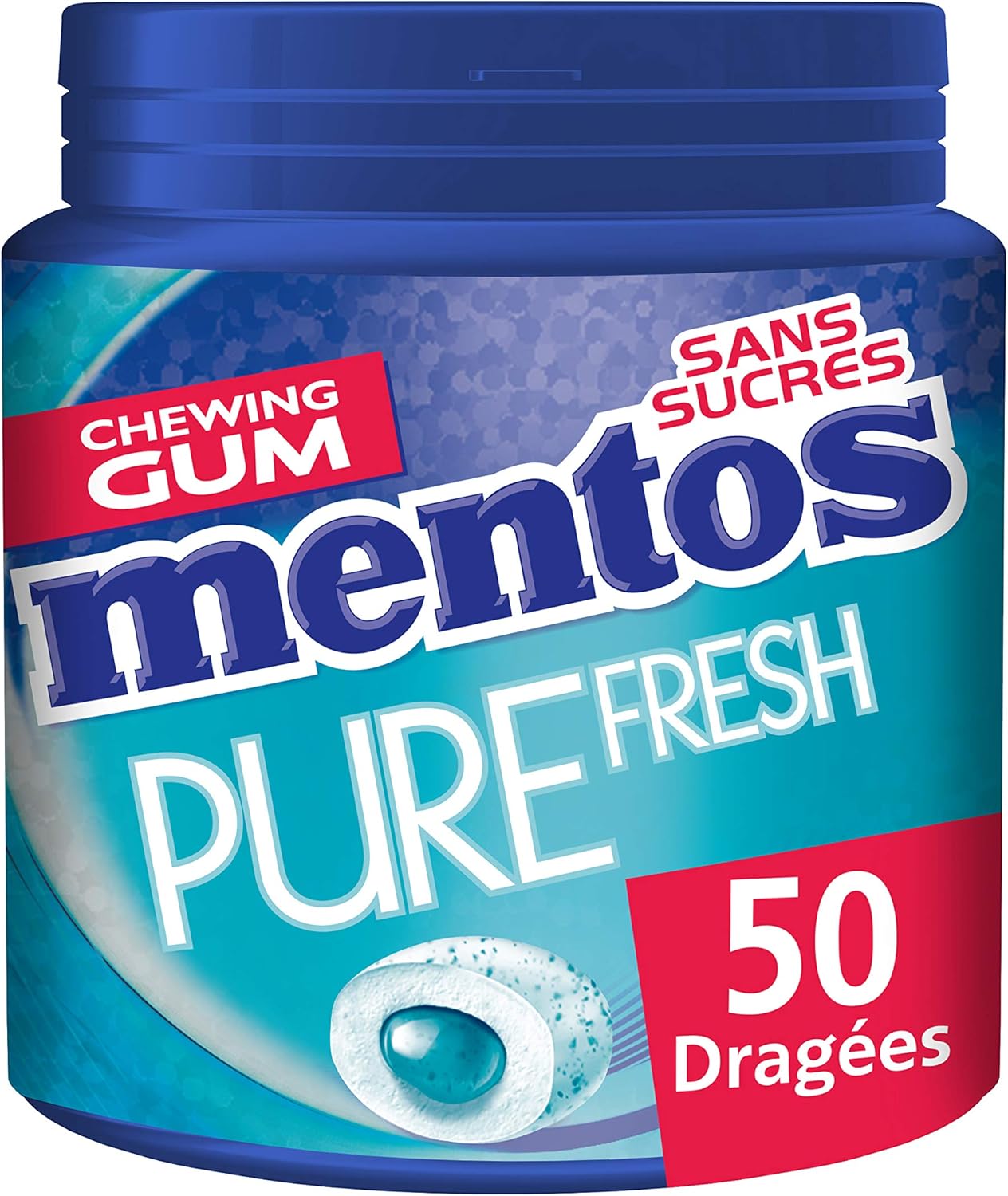 Mentos ChewingGum Mentos Pure Fresh MentholEucalyptus ChewingGum