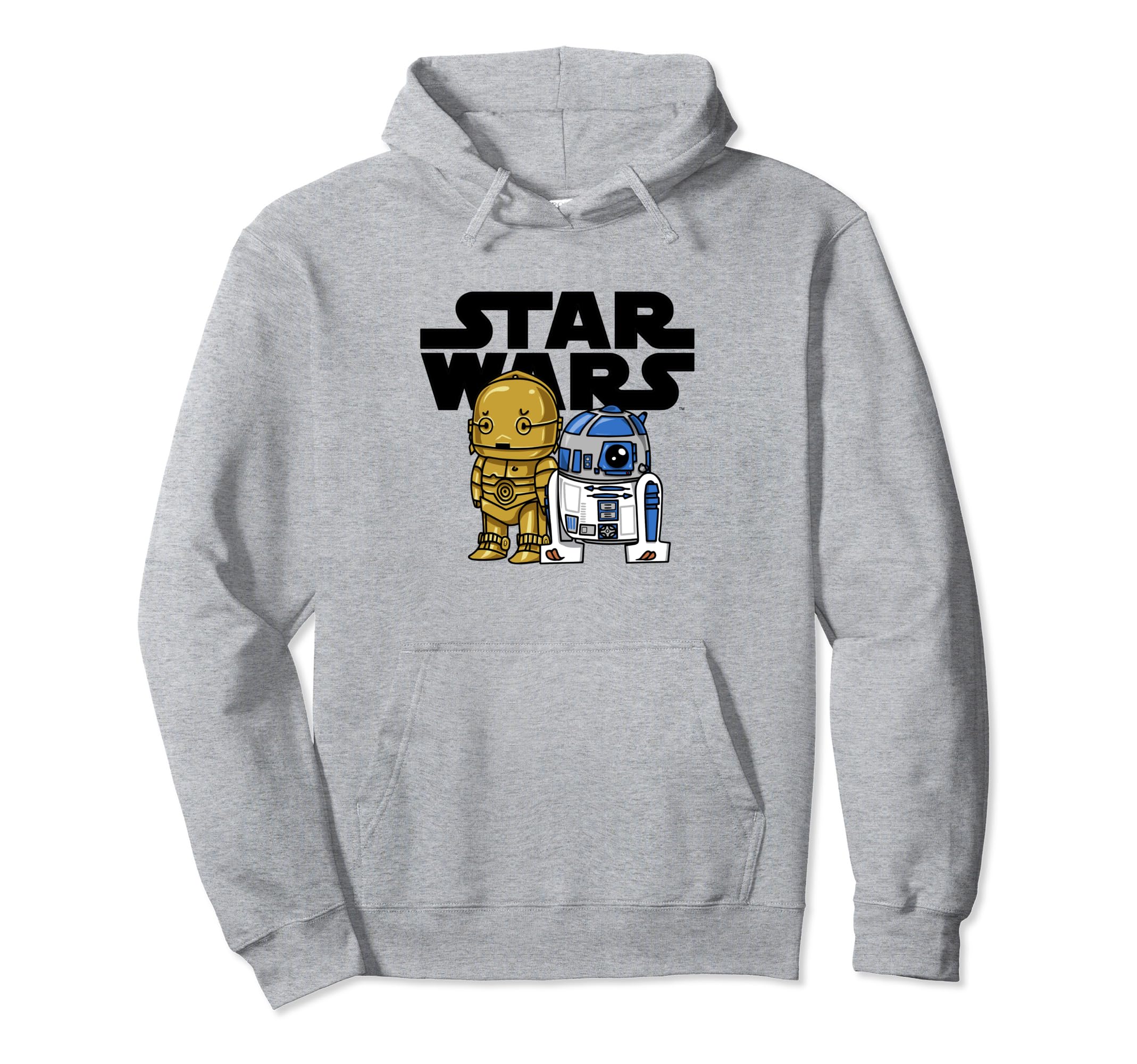 Amazon | スター・ウォーズ ボバ R2-D2とC-3PO かわいい漫画 パーカー 