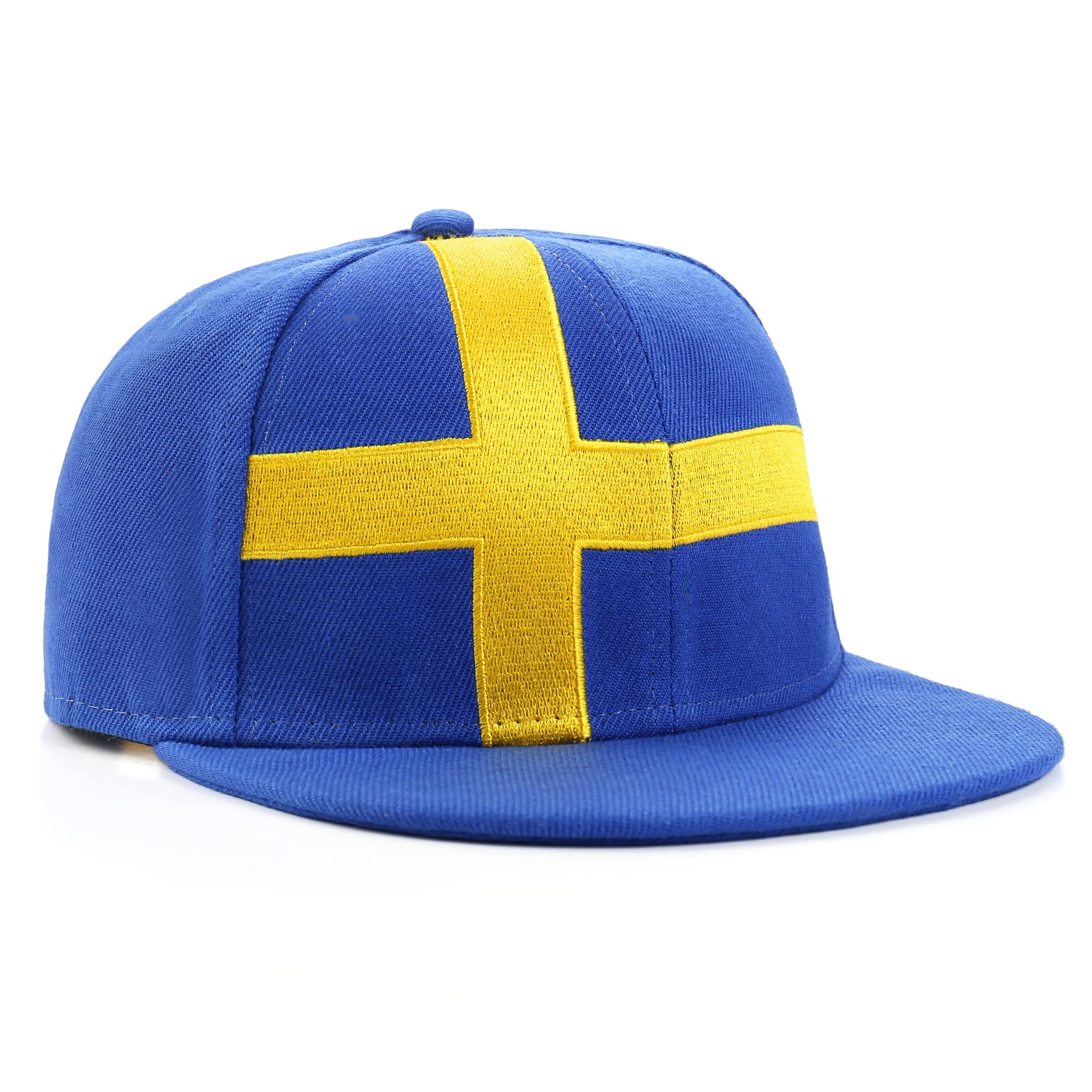 Underground Kulture Men's Sweden Blue Snapback Olympics Baseball Cap