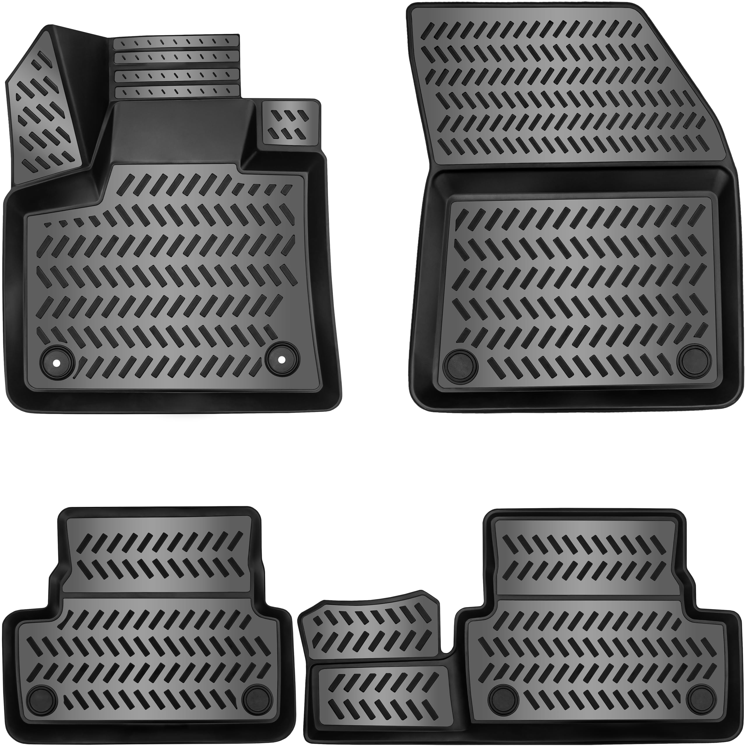 ELMASLINE 3D Gummimatten Set für PEUGEOT 3008 II ab