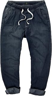JP 1880 Men's Large Sizes Plus Sizes Menswear L-8XL Trousers, Denim Look, 4-Pocket,…