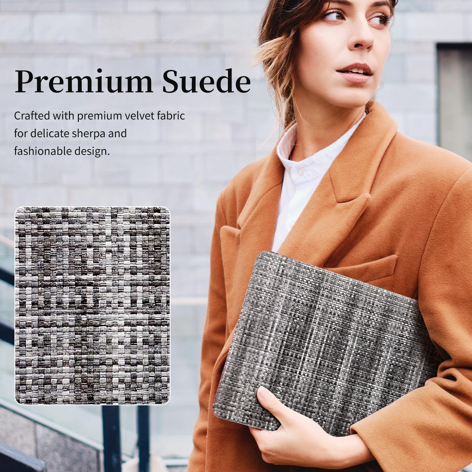 BaayCerrie Woven Fabric Case For MacBook Pro 13 Inch (A2338, A2289, A2251, A2159, A1989, A1708, A1706) - View #12