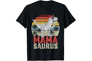 Mamasaurus T Rex Dinosaur Mama Saurus Matching Women T-Shirt
