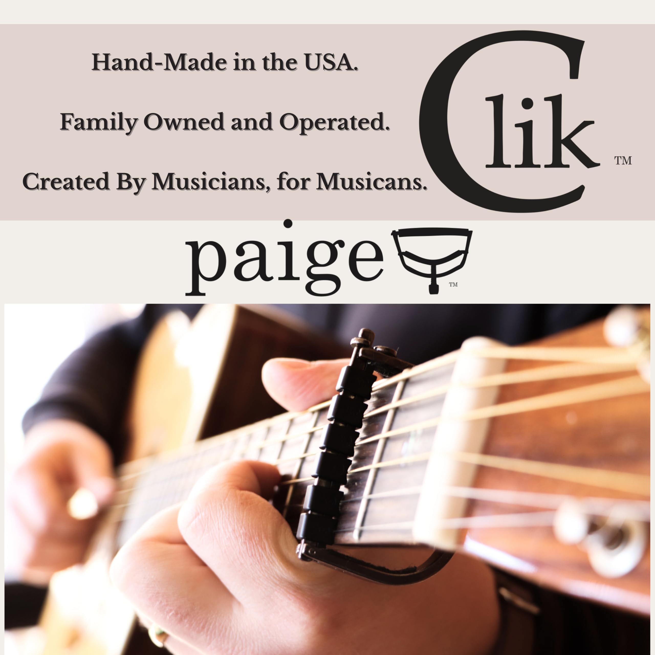 Paige Clik Capo PC-6-ETI 6-string Standard