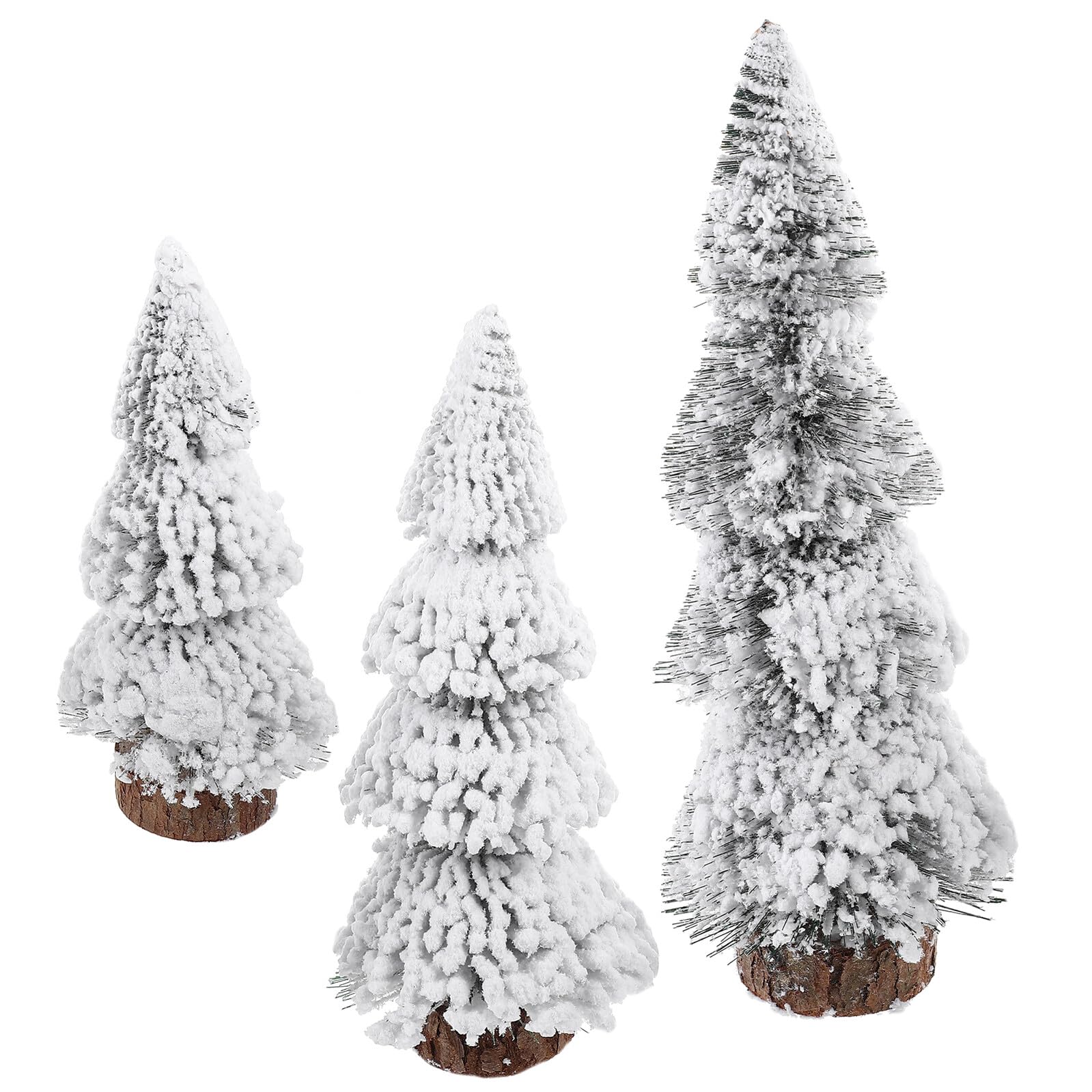 Mini árbol de Navidad flocado para decorar tu hogar y oficina este año
